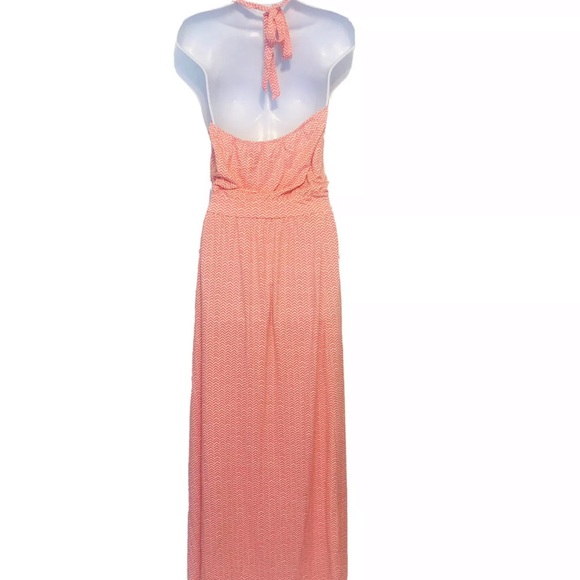 Gap Halter Coral Maxi Dress - Picture 10 of 10